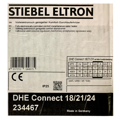 ✔Stiebel Eltron Durchlauferhitzer DHE Connect 18/21/24 (234467)✔NEU&OVP✔